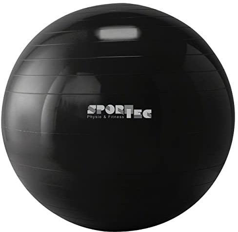 Black Ball Gymnastikball Sitzball Yogaball Büroball Bürostuhl Fitnessball, 65 cm