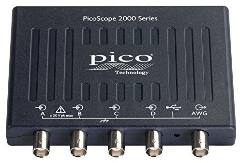 Pico Technology PicoScope 2406B - Osciloscopio para PC (4 canales con FG/AWG, 50 MHz, incluye sondas)