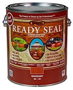Ready Seal Exterior Wood Stain & Sealer, Mahogany, 1 Gallon