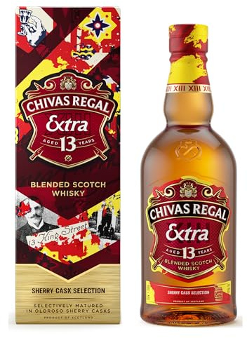 Chivas Regal Extra Sherry 13 años Whisky Escocés de Mezcla, 700 ml (Packaging may vary)
