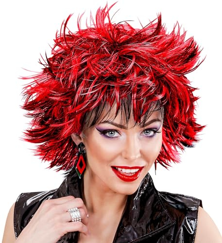 W WIDMANN MILANO Party Fashion - perruque Steamy, coiffures courtes, cheveux artificiels, perruque cheveux courts