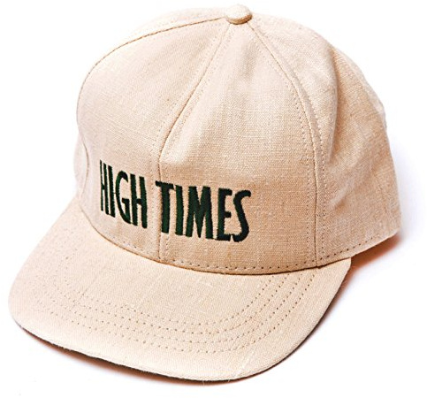 BAD TASTE Basecap HIGH Times Baseball Cap 100% Hanf Natur Bestickt aus den USA
