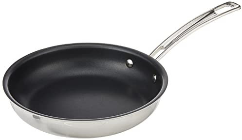 Cuisinart MultiClad Pro 8 Non-Stick Open Skillet, MCP22-20NSN, Stainless Steel