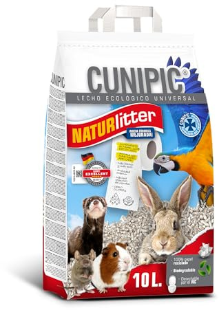 Cunipic Naturlitter - Lecho ecológico de papel, 10 litros