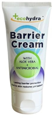 EcoHydra Antimicrobial Barrier Handcream - 50ml | Moisturising and Antibacterial | Alcohol Free, Kills up to 99.9999% of Bacteria and Viruses | Kind On Skin and Safe For Children