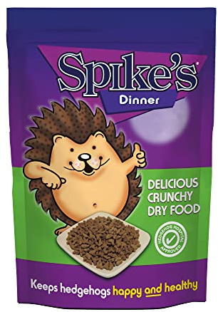 Spike's | Hedgehog Food, Delicious Crunchy Dry | High in Fibre, with Fresh Chicken | Suitable for Adults & Hoglets | Made in the UK (650g)