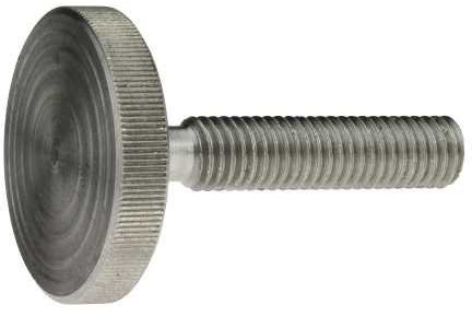 Reidl Rändelschrauben, niedrige Form 8 x 25 mm DIN 653 Stahl blank 5 Stück