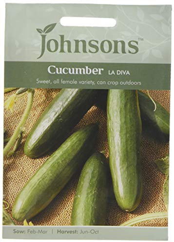 Johnsons 16470 Vegetable Seeds, Cucumber La Diva