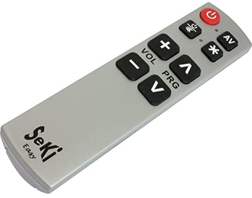 SeKi Easy silber lernfähige Universal-Fernbedienung für Hotels, Gästehäuser, Pensionen