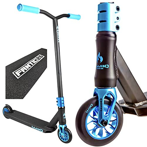 Chilli Pro Scooter Reaper Stunt-Scooter 110 mm + Odi Barends + F26 klistermärke Wave Blue + Odi