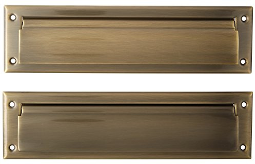 Baldwin 0014050 Letter Box Plate, Antique Brass
