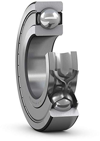 SKF 6308-2Z/C3HT Rillenkugellager mit 40 ID-Kugellager, Stahl