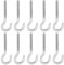 Yasorn Viti a gancio M4 in acciaio inox per appendere 10 pezzi