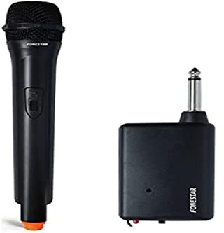 MICROFONO INALAMBRICO DE MANO FONESTAR IK-163 CON RECEPTOR A PILAS