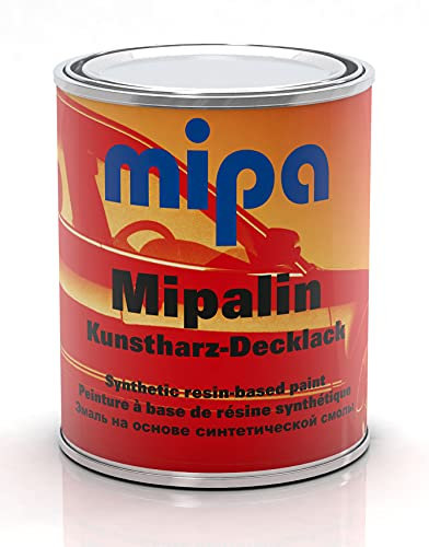MIPA Mipalin Kunstharz-Lack RAL 9005 Hochglanz Tiefschwarz 1 Liter