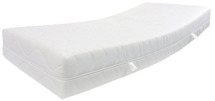 Dibapur 25 cm Höhe ca. Orthopädische Kaltschaummatratze Fest H3, Bezug Waschbar bis 60 C°, 4-Seitigen Reißverschluss, Öko-Tex (80x190)