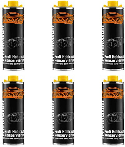 TRISTARcolor Hohlraumversiegelung Dose 6 Liter Schutzwachs transparent | Hohlraumkonservierung, kriecht in kleinste Ecken, verdrängt Feuchtigkeit, langfristiger Rostschutz, Made in Germany