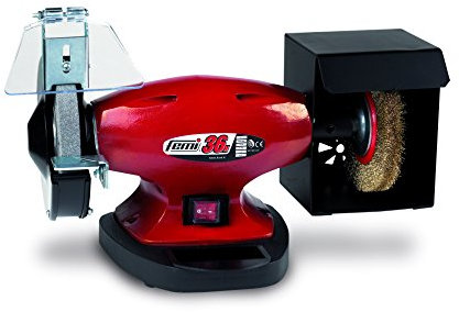 Femi 36N Smerigliatrice/Pulitrice da Laboratorio, 150 mm, Rosso