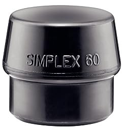 Halder 3202060 60 mm EH 3202 Rubber Simlpex Soft-Face Mallet Head - Multi-Colour
