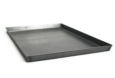 Pentole Agnelli Pasticceria e Pizza Teglia Rettangolare in Lamiera Blu, Blu, 60 x 40 cm