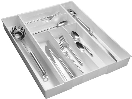 Dial Industries Expandable Silverware Utensil Kitchen Drawer Organizer Tray