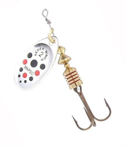 MAPSO - 5 Cucharillas de Pesca REDER-MN 2 PNR 4,50 GMS.
