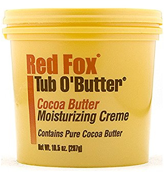 Red Fox Tub O Butter - Burro di cacao idratante in crema, contiene puro burro di cacao, per il corpo, 298g