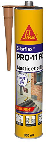 SIKA - Mastic polyuréthane PU tout en 1 - Sikaflex PRO 11 FC Purform Beige - Collage puissant - Mastic multi-matériaux - Etanche - Intérieur et Extérieur - Construction et Bricolage - 300ml
