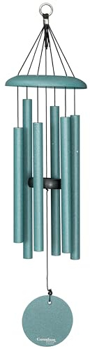 Corinthian Bells by Wind River - 27 inch Patina Green Wind Chime for Patio, Backyard, Garden, and Outdoor Decor (Aluminum Chime) Made in the USA