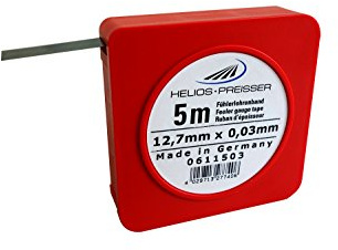 Helios-preisser 611503 - Nastro spessimetro 5 x 13 mm, compreso plastica presa 0,03 millimetri, 0