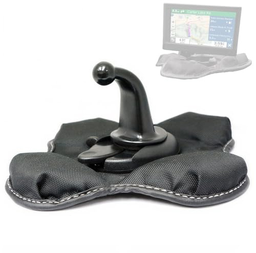 iSaddle Friction Mount Holder for Garmin - Exclusive Portable NonSkid Beanbag Dashboard Friction Mount for Garmin GPS Nuvi Drivesmart Drive Dezl Zumo Driveassist DriveLuxe StreetPilot RV Navigator