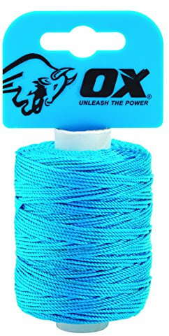 OX Pro Nylon High Vis Builders Line 105m / 350ft - Cyan