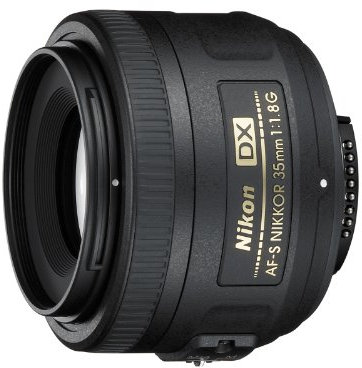 Nikon Obiettivo Nikkor AF-S DX 35 mm f/1.8G, [Nital Card: 4 Anni di Garanzia], Nero