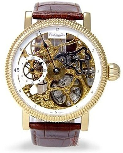 Eichmüller Herrenuhr, mechanische Skelettuhr, Handaufzug - Ref. 8218-02