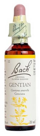Bach - Flor de Bach Gentian, Complemento Alimenticio, con Extracto de Flores de Genciana, Uva de Alc 27% Vol, Ayuda a Gestionar la Perseverancia - 20 ml