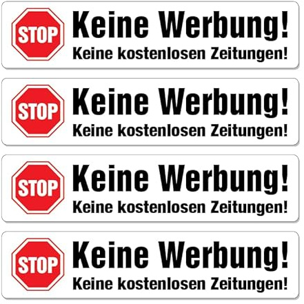16 Keine Werbung Einleger Karton 58x13mm u.a.für Renz Briefkästen, nicht klebend
