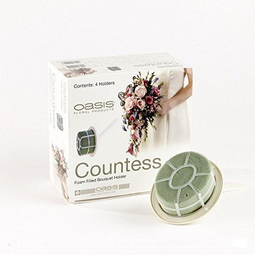 box of 3 COUNTESS wedding bouquet x3 holders DRY oasis foam ARTIFICIAL FLOWERS