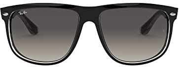 Rayban Herren 0RB4147 603971 60 Sonnenbrille, Schwarz (Top Black On Trans)