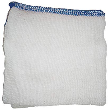 Jantex Heavy Duty Dish Cloths Blue (10 Pack) - Super Absorbent Kitchen Towels for Cleaning, Washing, Drying CD787