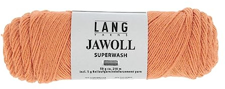 Lang Jawoll Superwash Sockenwolle Farbwahl (159 - orange)