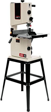 JET 10-Inch Woodworking Band Saw with Stand, 1/2 HP, 115V 1Ph (JWB-10)