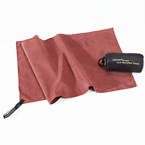 Cocoon Ultralight - Leichtes Mikrofaser Handtuch, Marsala Red, M