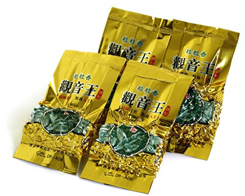 GOARTEA Tie Guan Yin Oolong Tea - 30Pcs 8g Nonpareil Supreme Grade - Anxi Tieguanyin Chinese Oolong Loose Leaf - High Mountain Fujian Iron Goddess