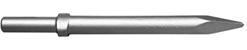 Champion Chisel, 9-Inch Long .680 Round Shank Oval Collar Chipping Hammer Moil or Bull Point