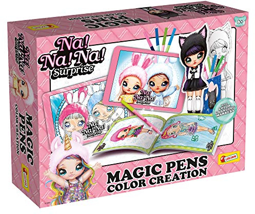 Liscianigiochi - Na Na Na Surprise - Crea y colorea con los marcadores magicos - Juego educativo creativo para niñas a partir de 6 años (85040)