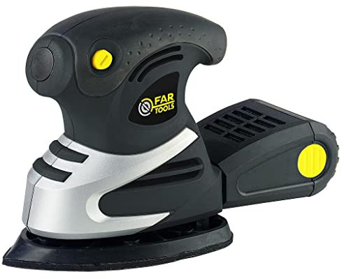 Fartools MS 220 Schwingschleifer Delta, 200 W, Länge Schleiffläche 140 mm, Breite Schleiffläche 80 mm, Drehgeschwindigkeit 15.000 U/min