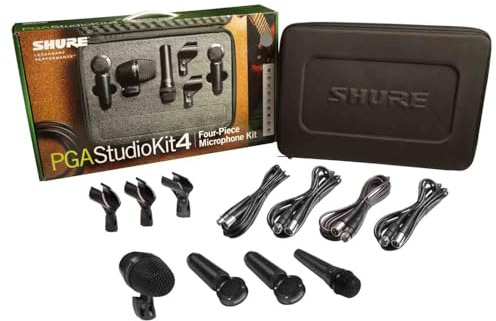 Shure PG ALTA 4-Piece Studio Microphone Kit (PGASTUDIOKIT4)