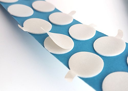 hf hajo - fix Magnet- | Klebe- | Schneideprodukte Doppelseitige Schaumklebepunkte, 15mm, 500 Stück – ideal zur Verklebung von Schildern, Leisten, stark klebend