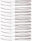 Arcos Coltelleria da Tavola - Scatola 12 Pezzi Coltello Bistecca Coltello Tavola - Monoblocco Unipezzo 110 mm - Colore Argento (12 PCS)