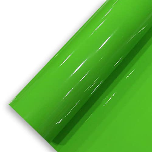 Könighaus (7,23€/m2) Grün Glanz Autofolie 200 x 152 cm blasenfrei mit Anleitung